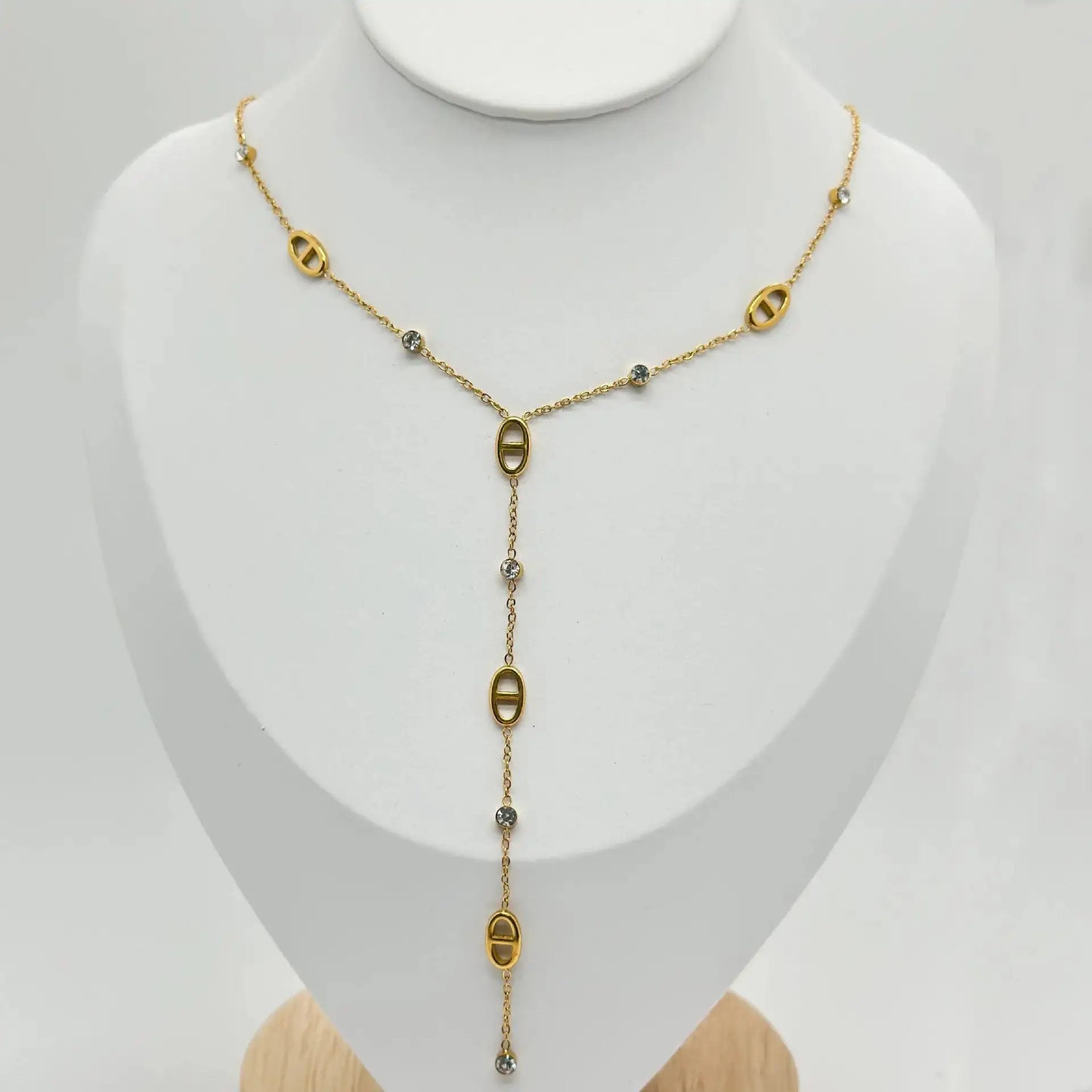 jenesis™ golden y necklace - jenesis