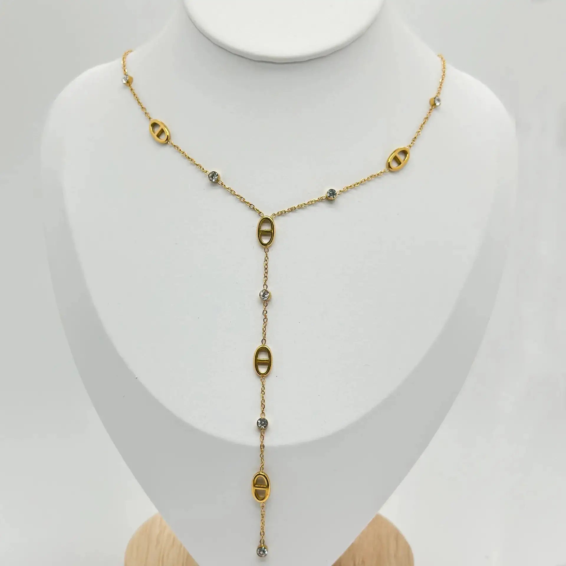 Jenesis™ Golden Y Necklace - Jenesis