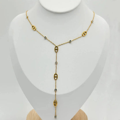 Jenesis™ Golden Y Necklace - Jenesis