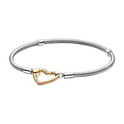 Jenesis™ Silver Heart Moments Bracelet - Jenesis