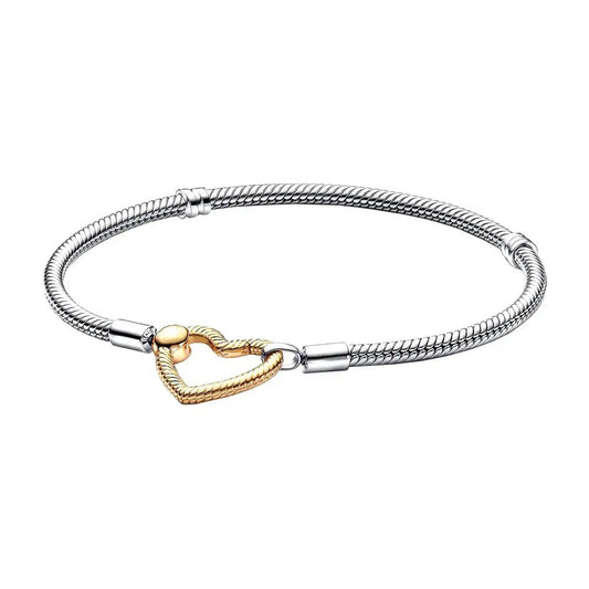 Jenesis™ Silver Heart Moments Bracelet - Jenesis