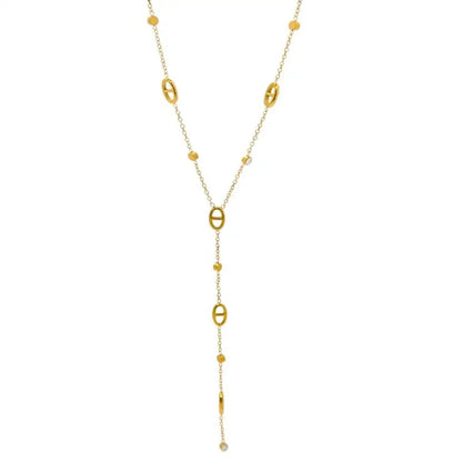 Jenesis™ Golden Y Necklace - Jenesis