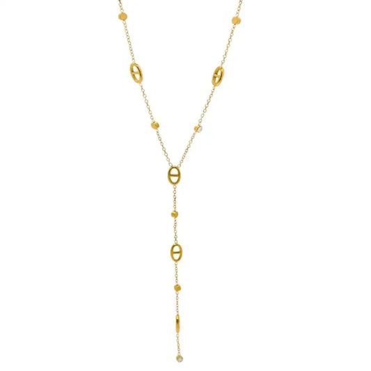 Jenesis™ Golden Y Necklace - Jenesis