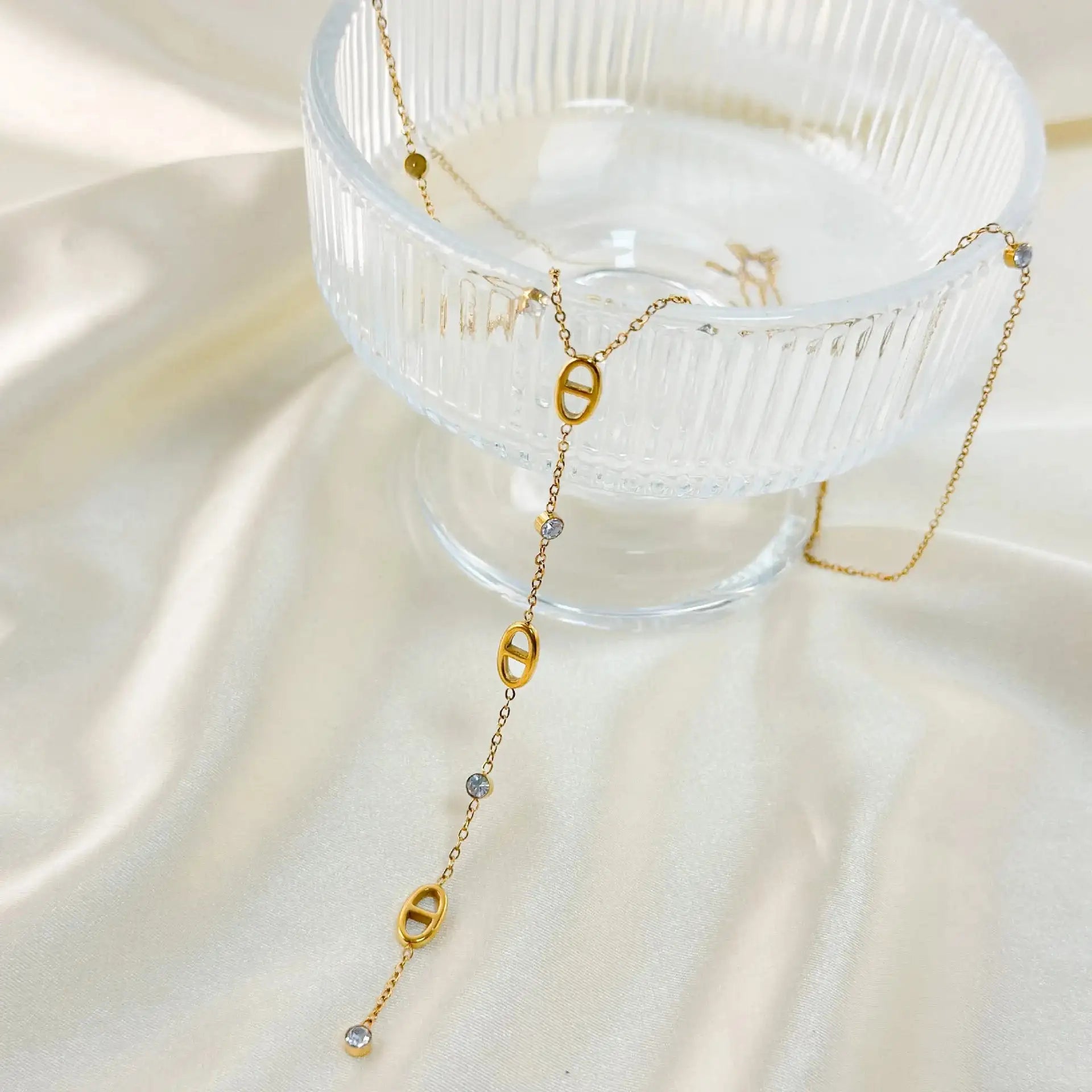 Jenesis™ Golden Y Necklace - Jenesis